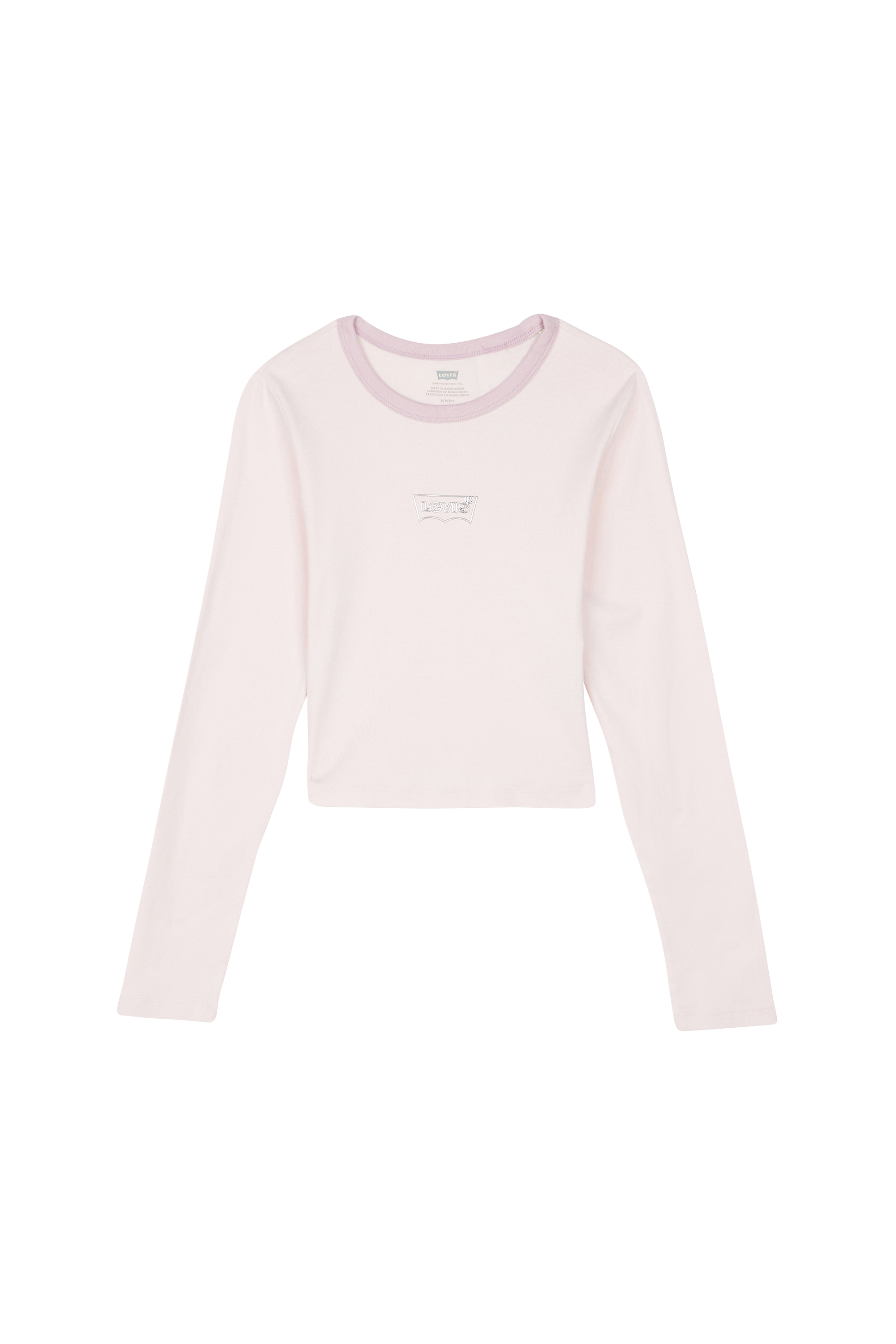 LEVI'S Crop top GRAPHIC LS RINGER MINI Rose