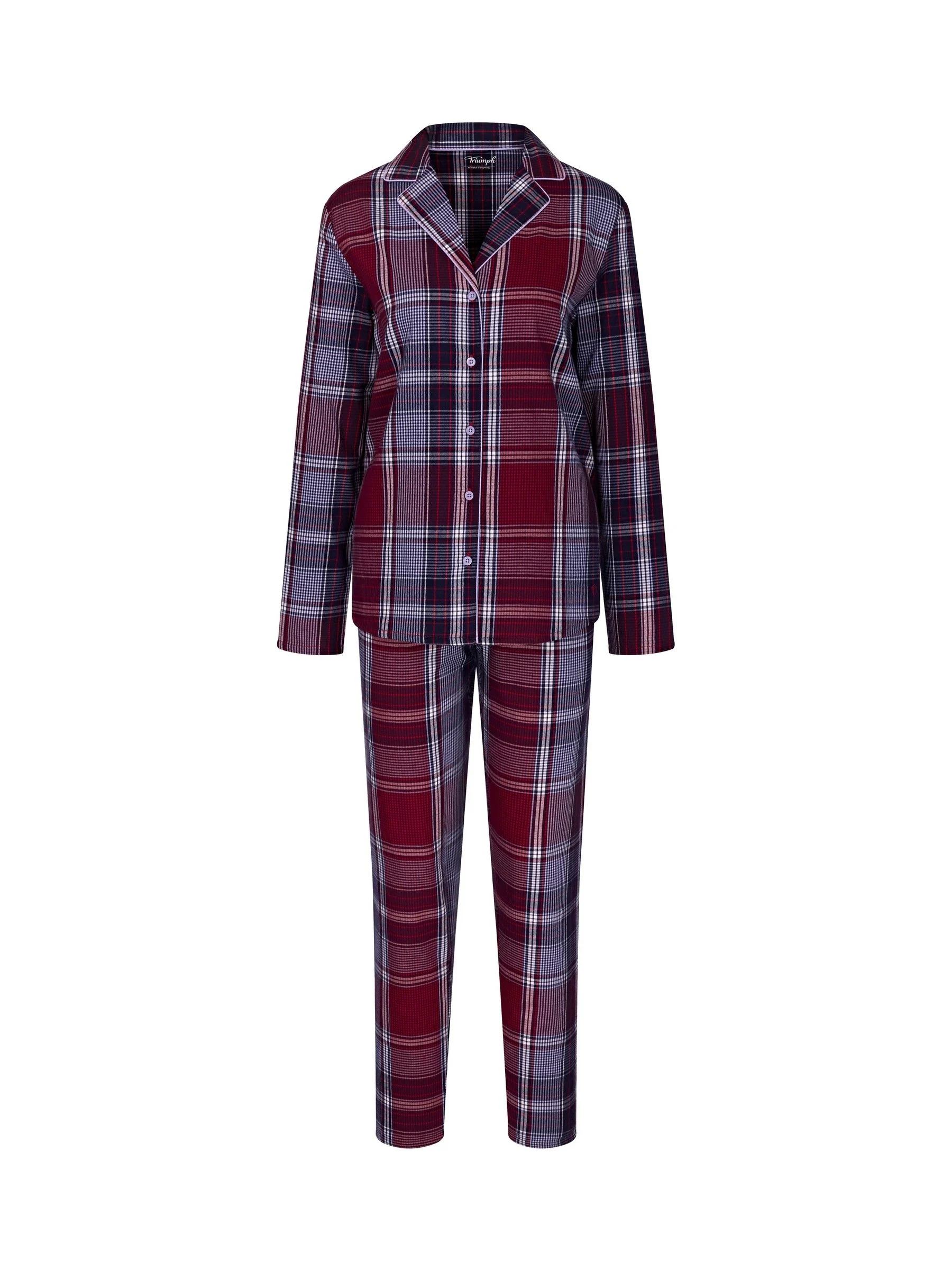 Triumph Boyfriend Red 100% Cotton Pyjamas