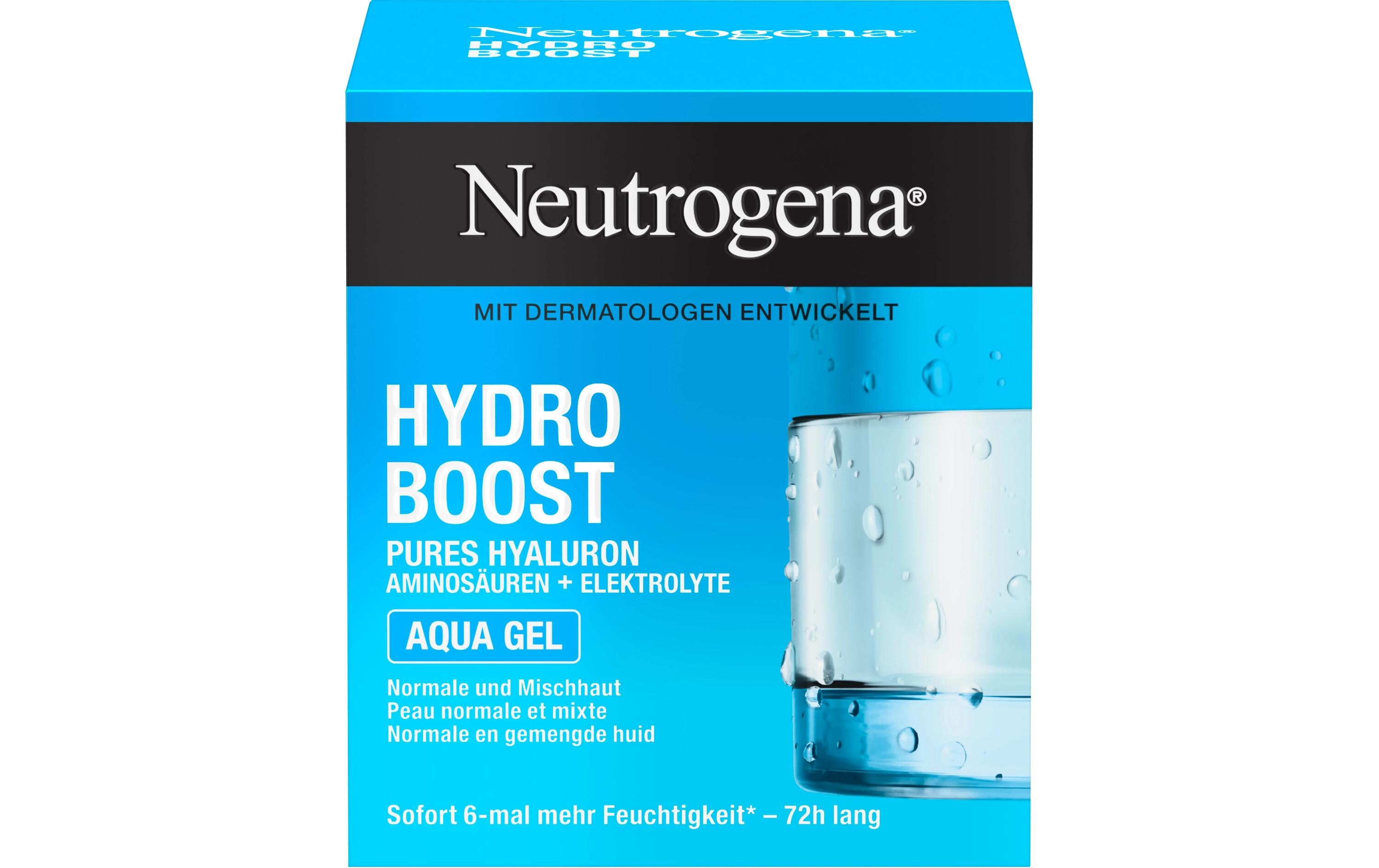 Tagescrème Hydro Boost Aqua 50 mlErfrischendes Gesichtsgel mit innovativer Kombination aus Hyaluron-Gel-Komplex und 100% pflanzlicher Trehalose