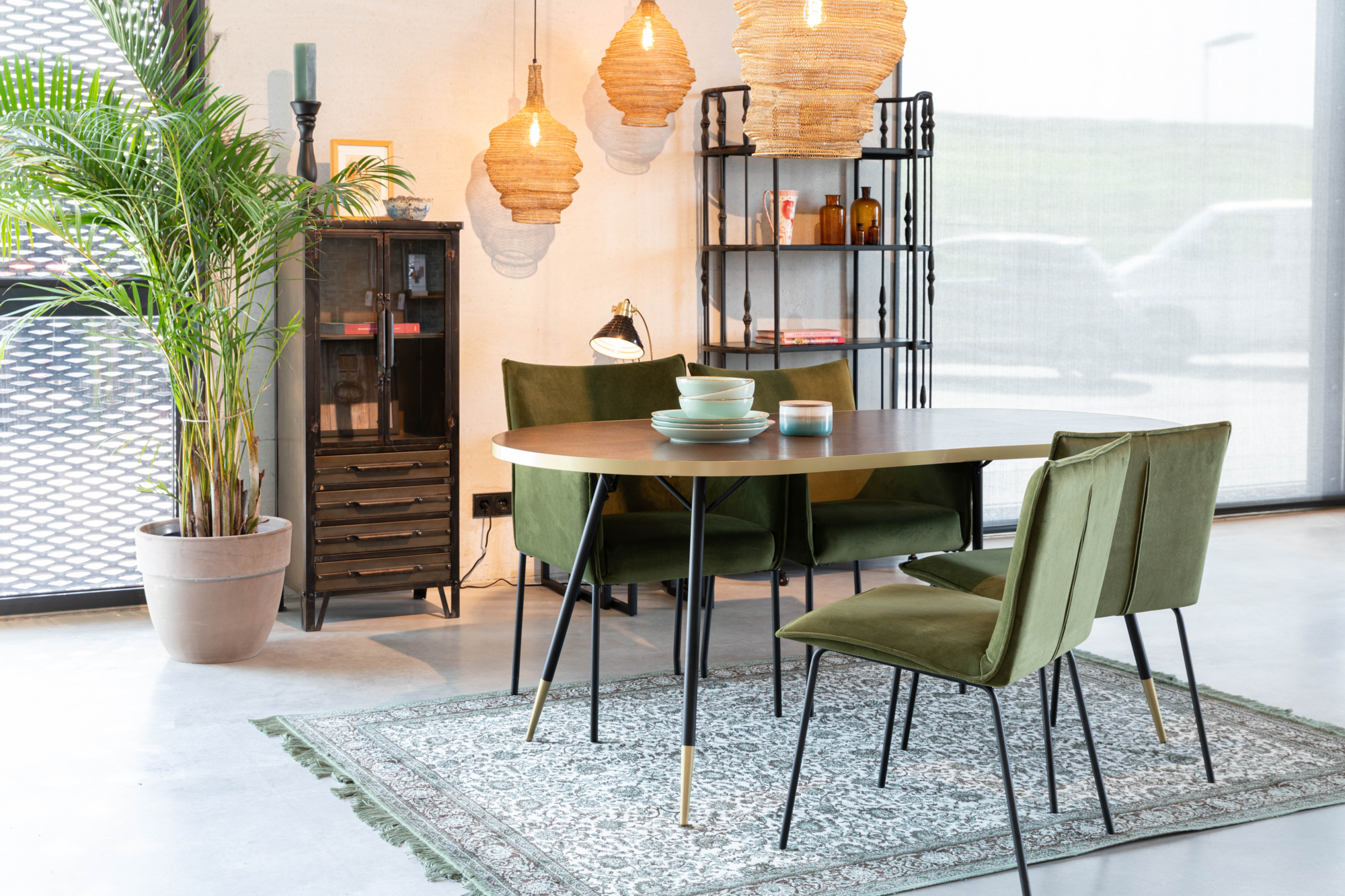 Eettafel Denise ovaal Ovaal