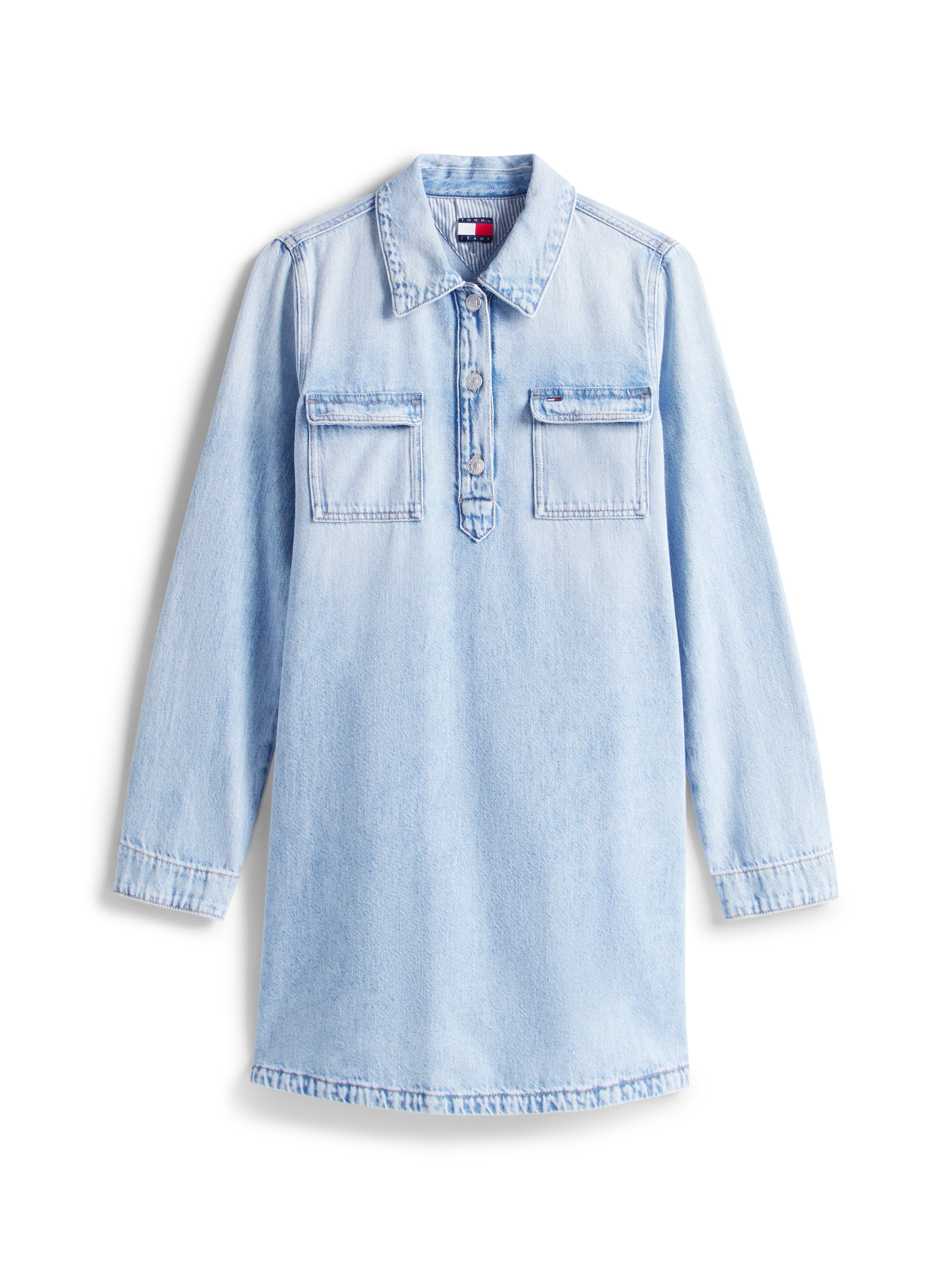 Tommy Jeans Jeanskleid »A-LINE DENIM DRESS DI2015« Brusttaschen