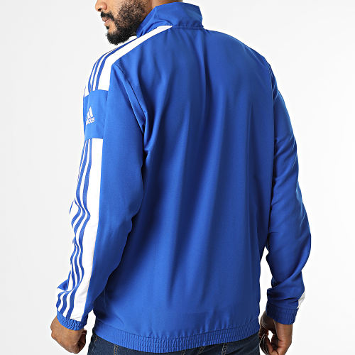 Veste Zippée A Bandes GP6445 Bleu Roi