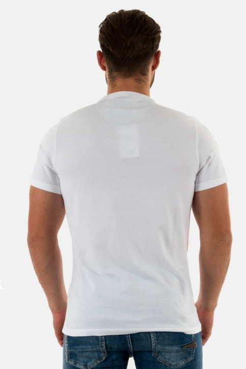 tee shirt barbour tartan sports wh11 white