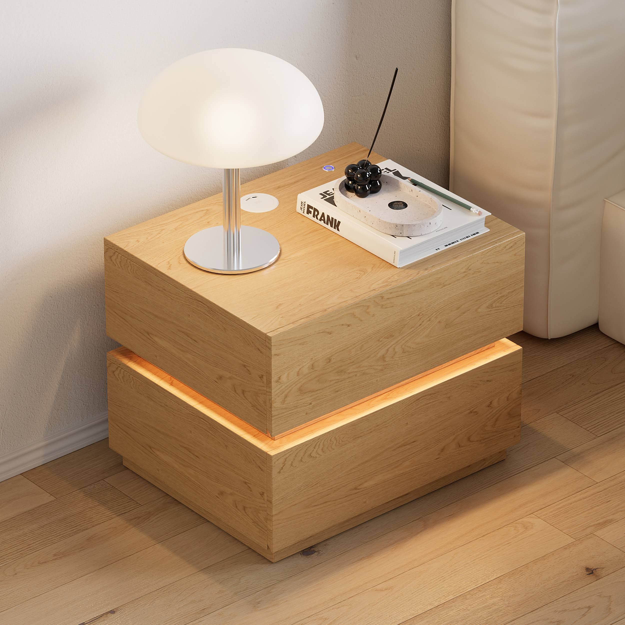 Intelligenter LED-Nachttisch Ladestation