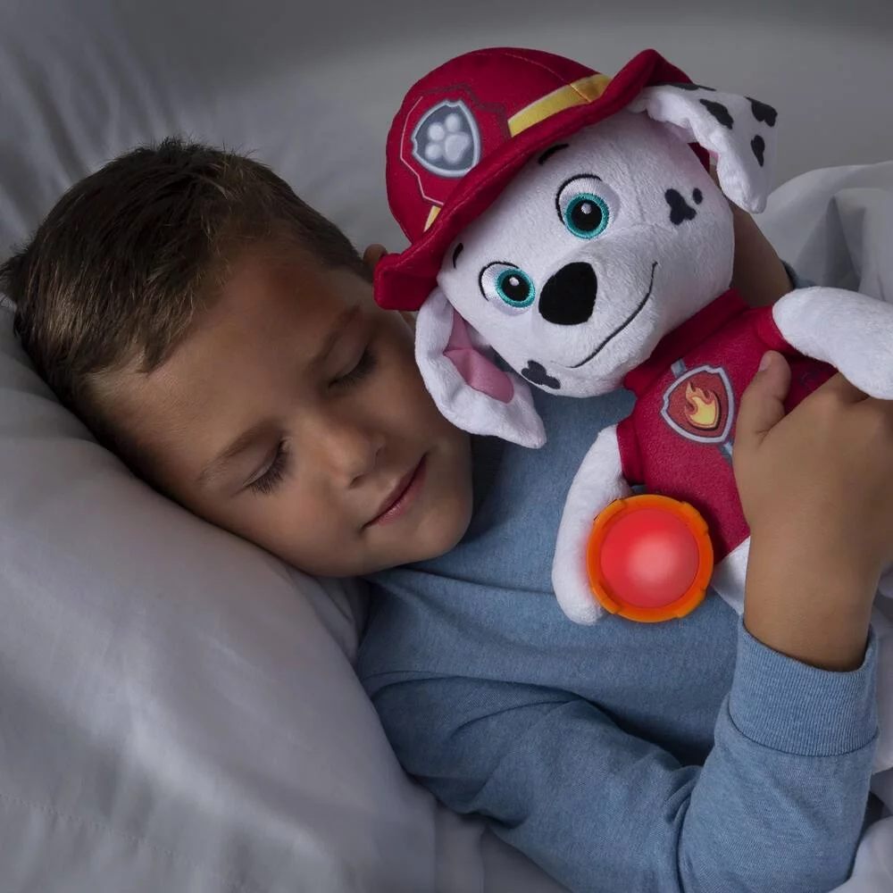 PAT'PATROUILLE - PELUCHE VEILLEUSE MARCUS 30 CM