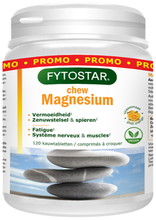 Fytostar Chew Magnesium Kauwtabletten 120KTB