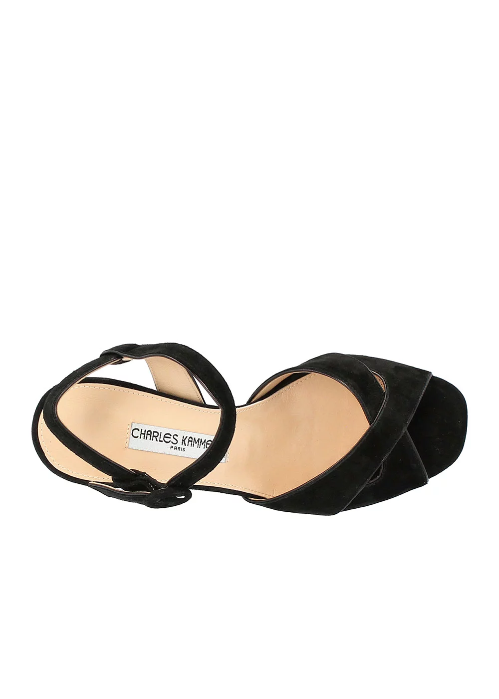 SANDALE NOISIEL VELOURS NOIR