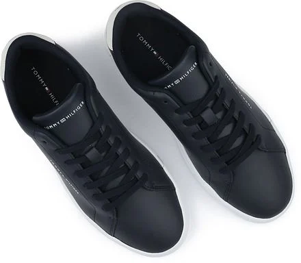 Tommy Hilfiger Sneaker Leather Court Navy FM0FM05367-DW5 kopen