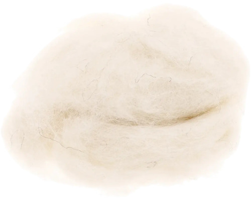 Witte schapenwol 30 g