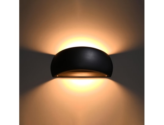 SOLLUX LIGHTING - Applique céramique pontius noir