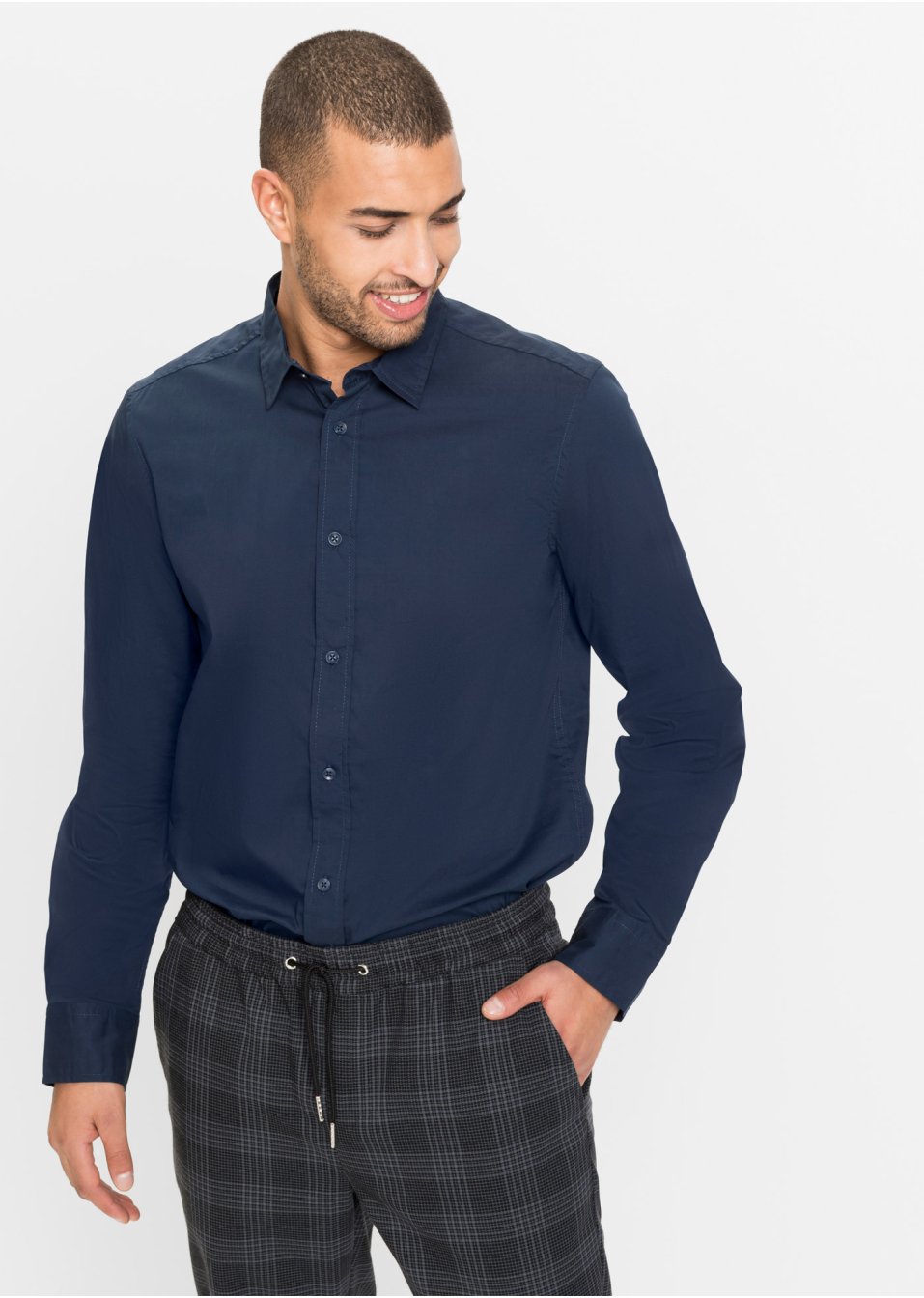 Stretch overhemd, slim fit
