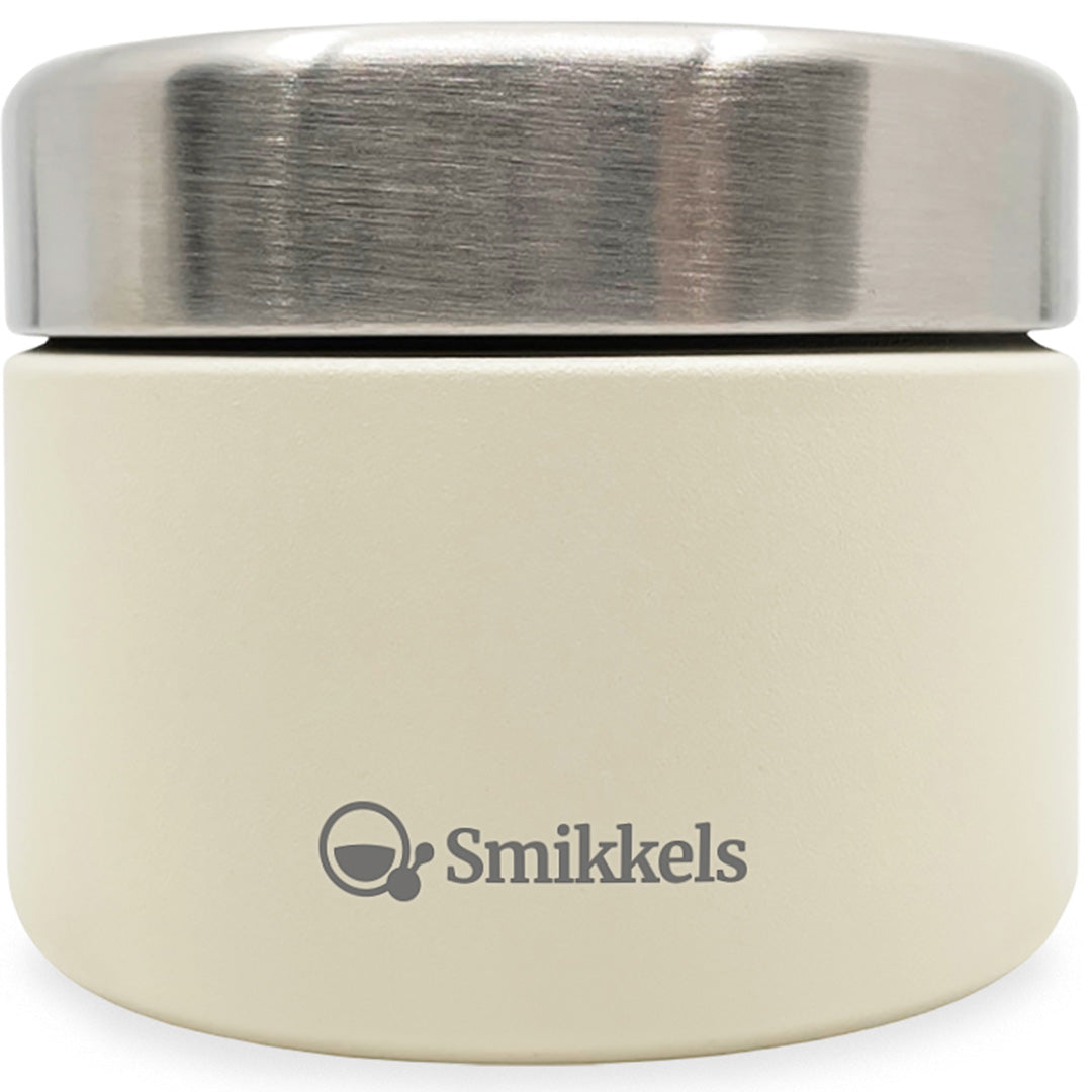 Smikkels rvs voedselpot crème - 420 ml