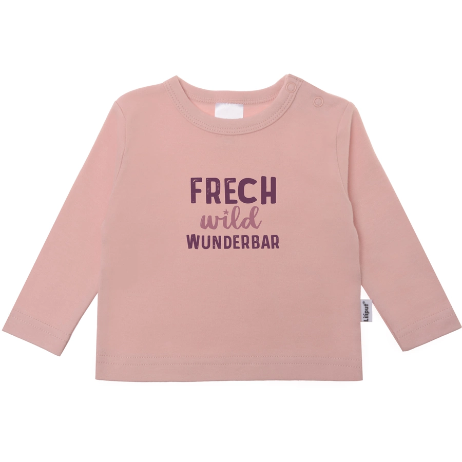 Liliput Langarmshirt Frech wild wunderbar rosa
