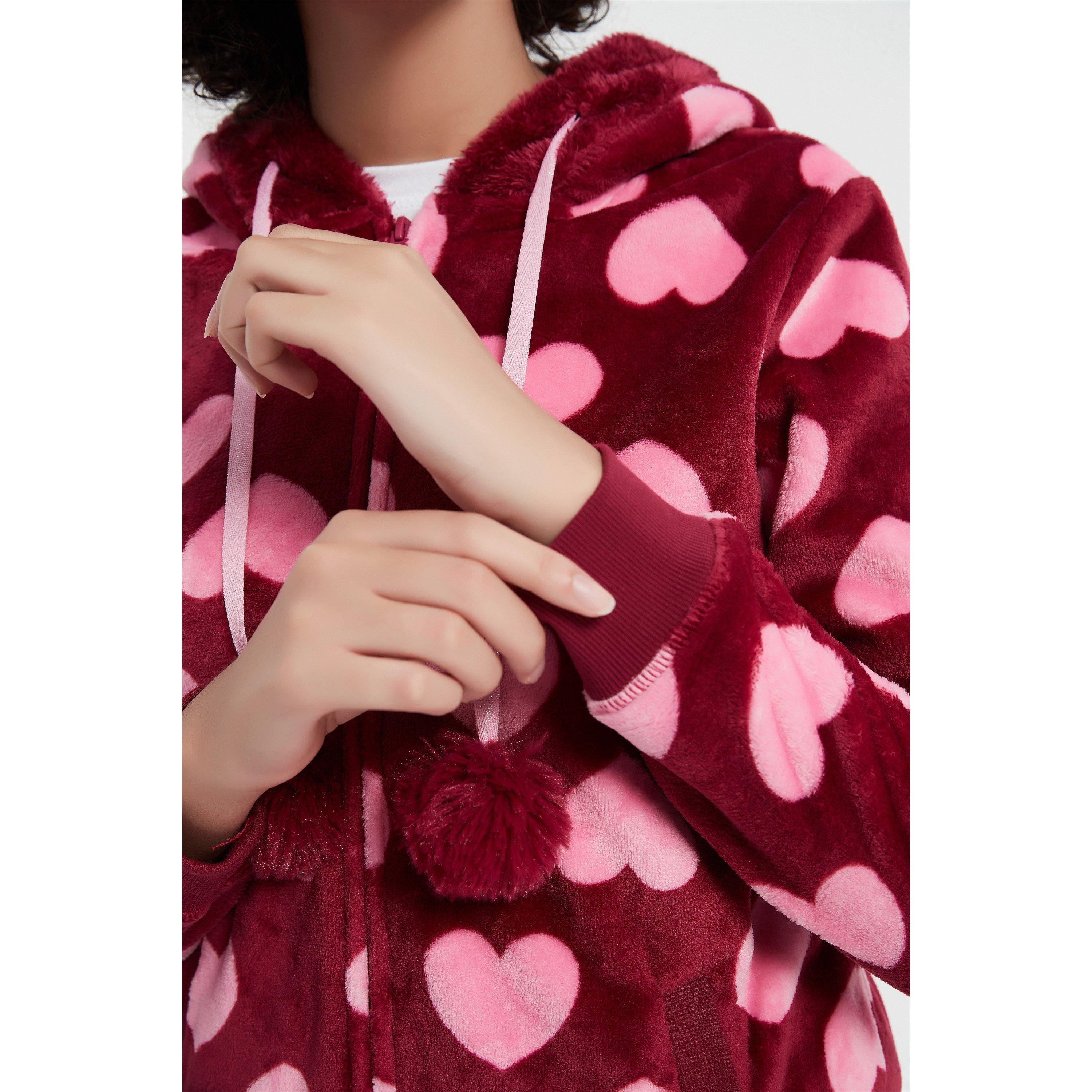 Linea Ladies 4 Piece Love Hooded Lounge Set