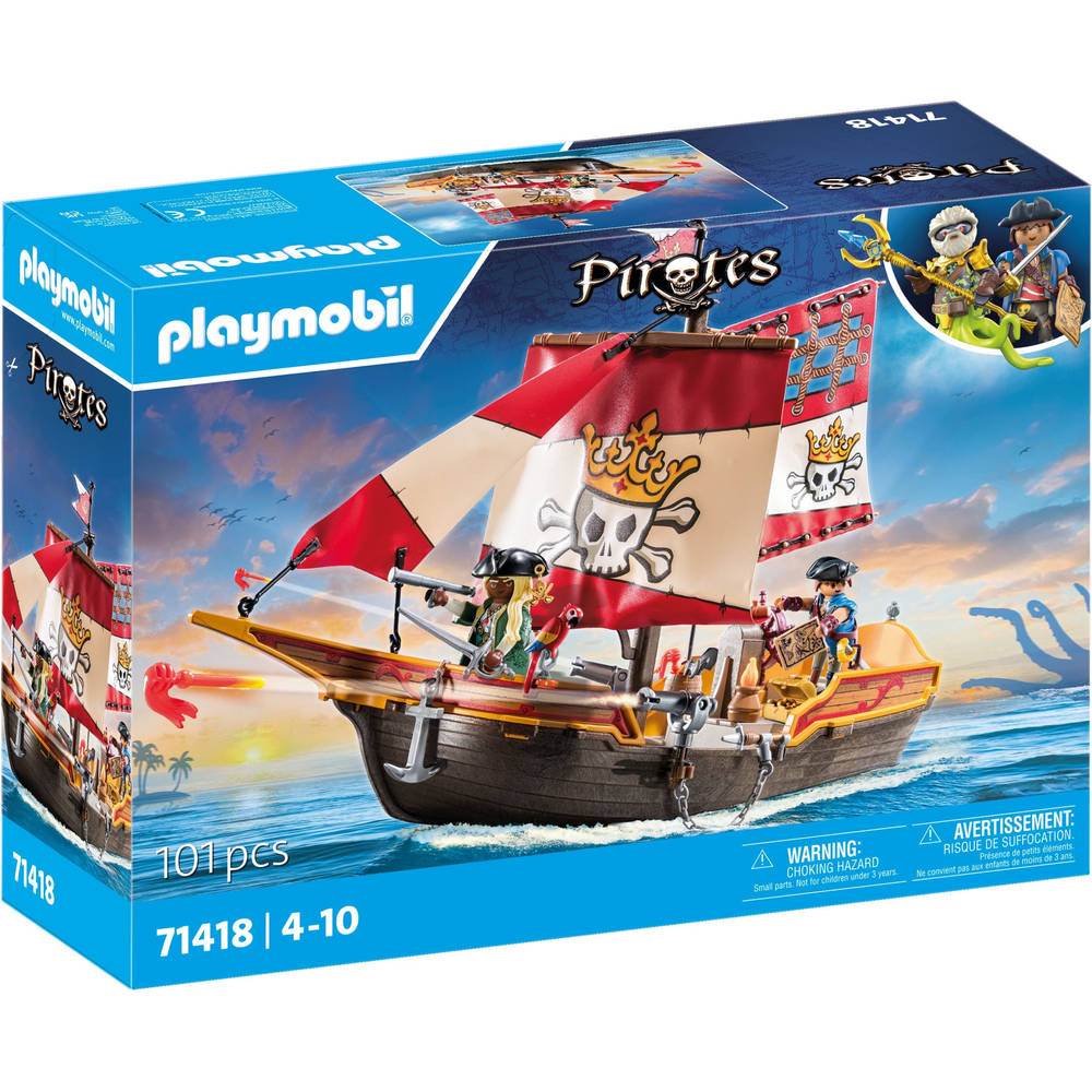 PLAYMOBIL Pirates piratenschip 71418