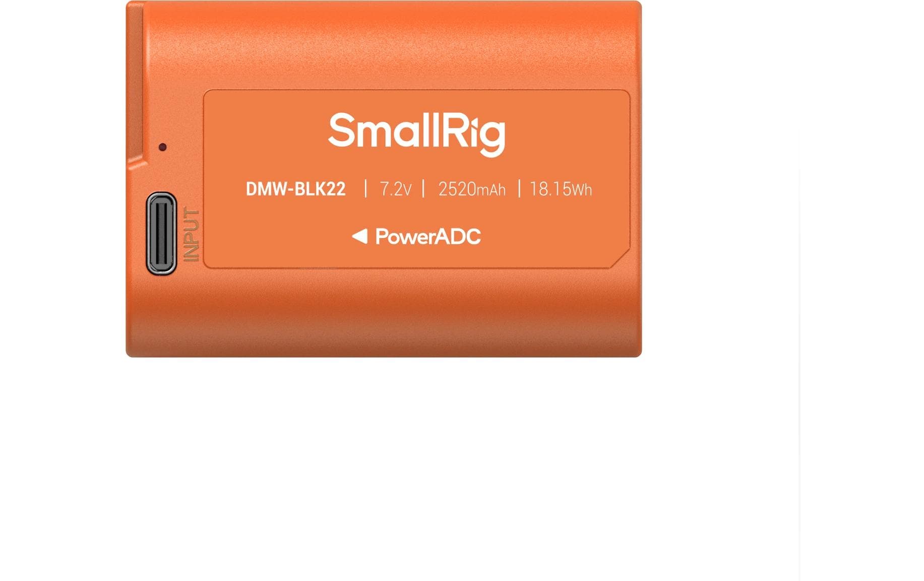 Digitalkamera-Akku DMW-BLK22 USB-C OrangeUSB-C aufladbarer Kamera-Akku