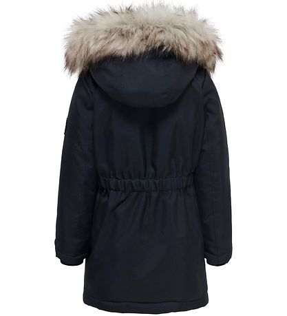 Kids Only Jacke - Noos - KogIris - Night Sky/Fur Light Gre