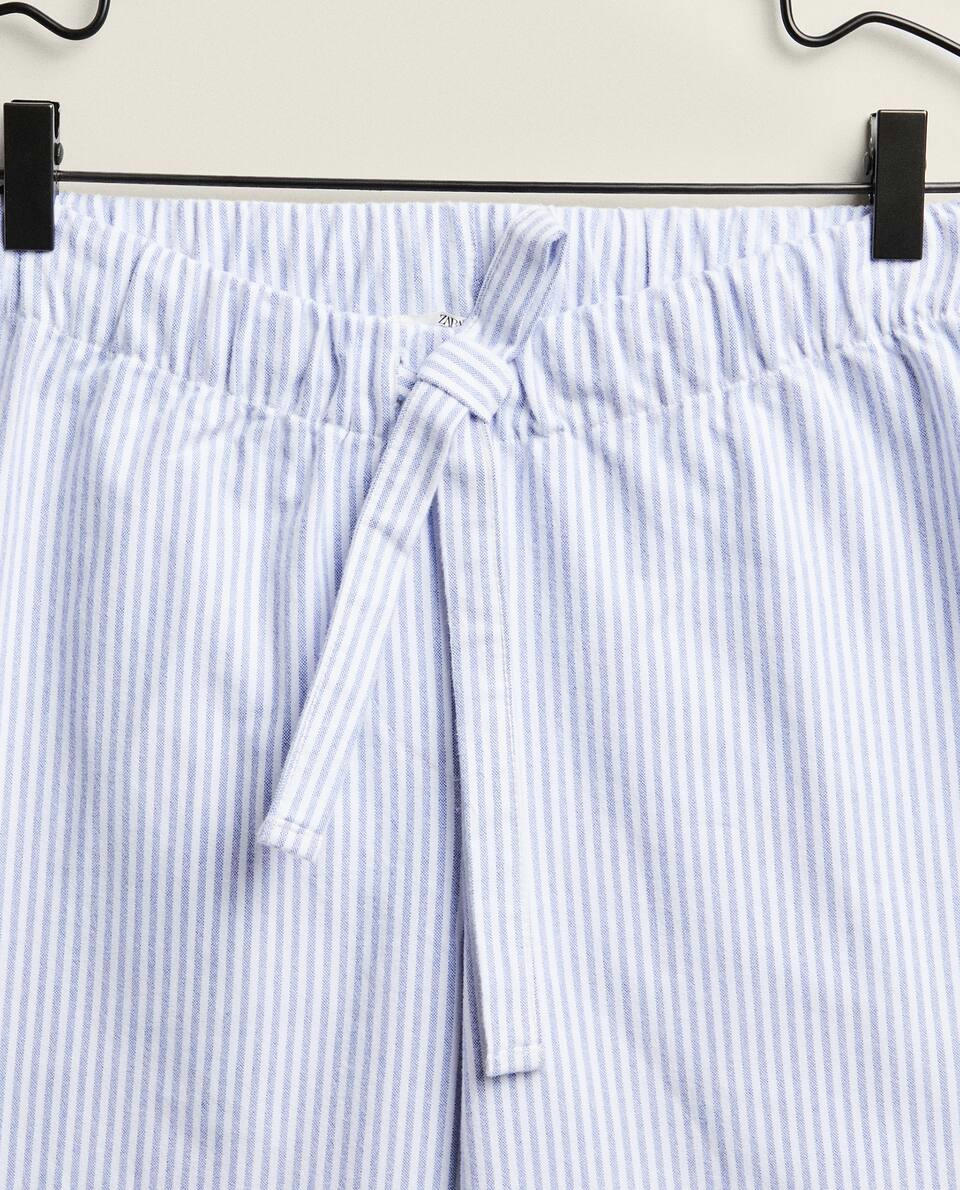 Conjunto de pijama em malha de algodão