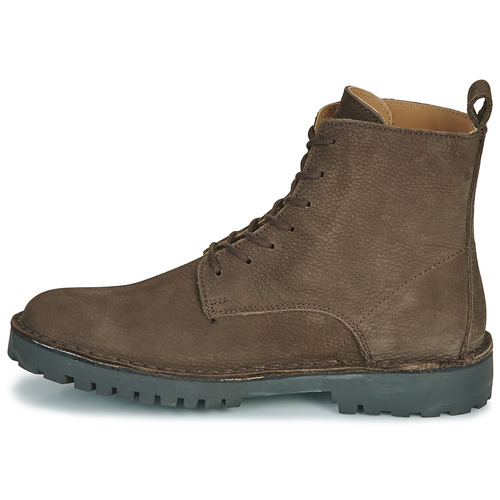 Selected - SLHRICKY NUBUCK LACE-UP BOOT B - Marron