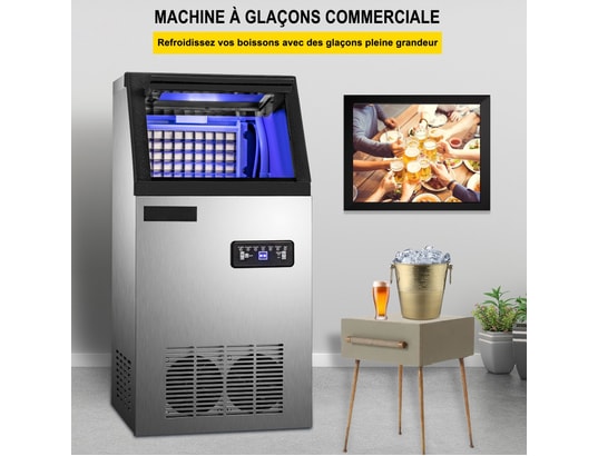 OPTEX - Machine à glaçons 220v capable de produire 68kg par 24 heure...