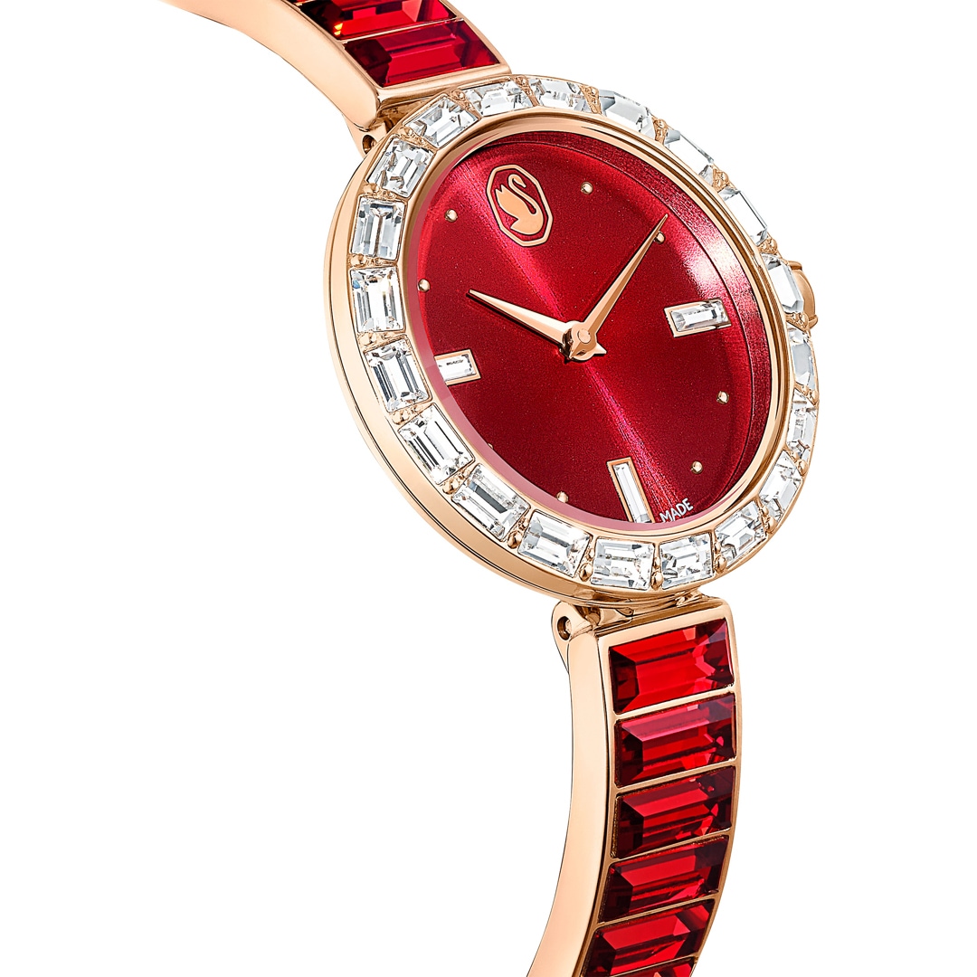 Swarovski Matrix Bangle Rot
