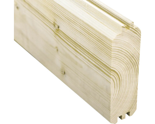 SKAN HOLZ Varberg 1 blokhut garage, 370 x 525 cm, natuurlijke afwerking