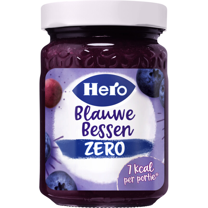 Hero Jam zero blauwe bessen