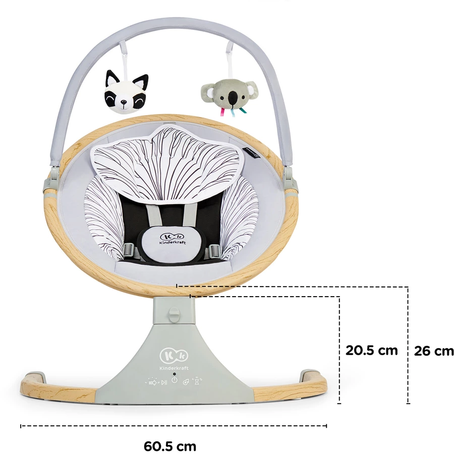 Kinderkraft Babywippe LUMI wooden