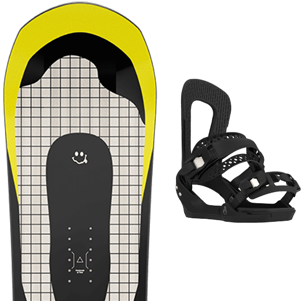 Pack snowboard BATALEON EVIL TWIN + Fix