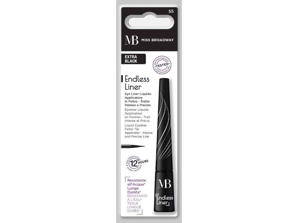 EYELINER MB MILANO LÍQUIDO EXTRA BLACK UN