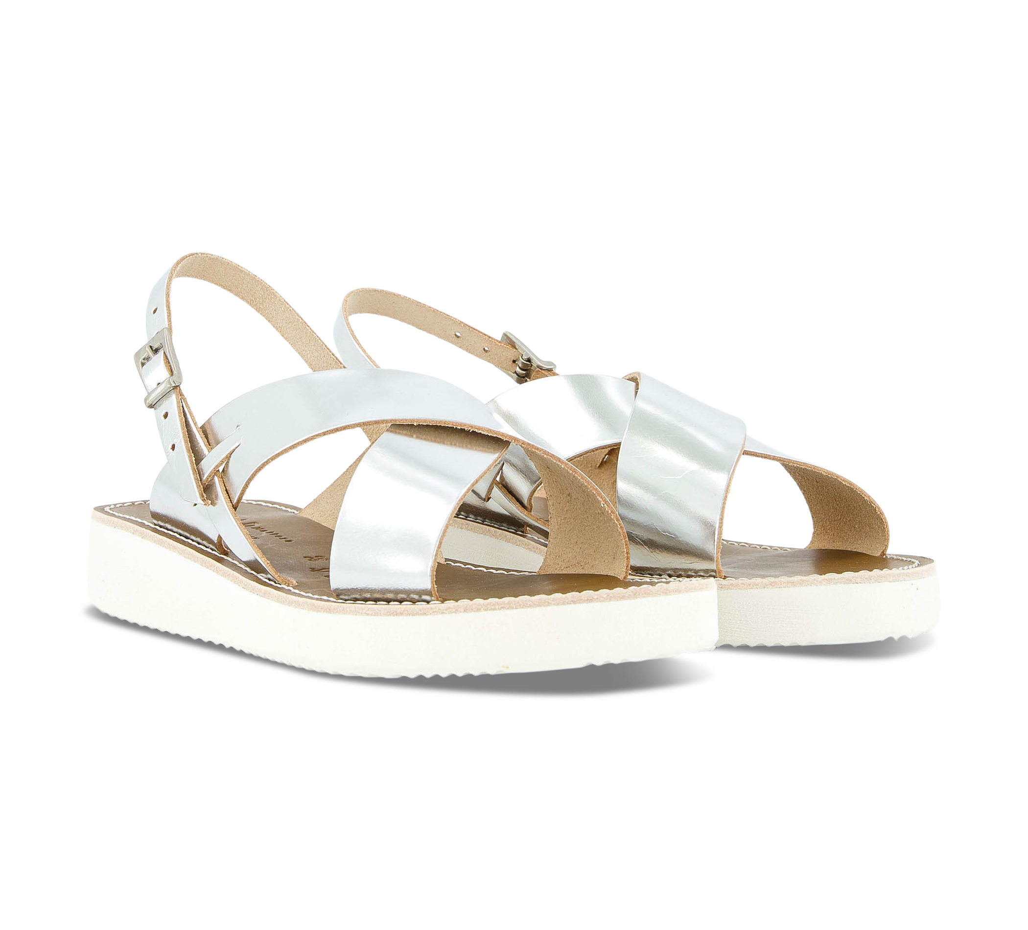 Bold Matters Riemchensandalen silber