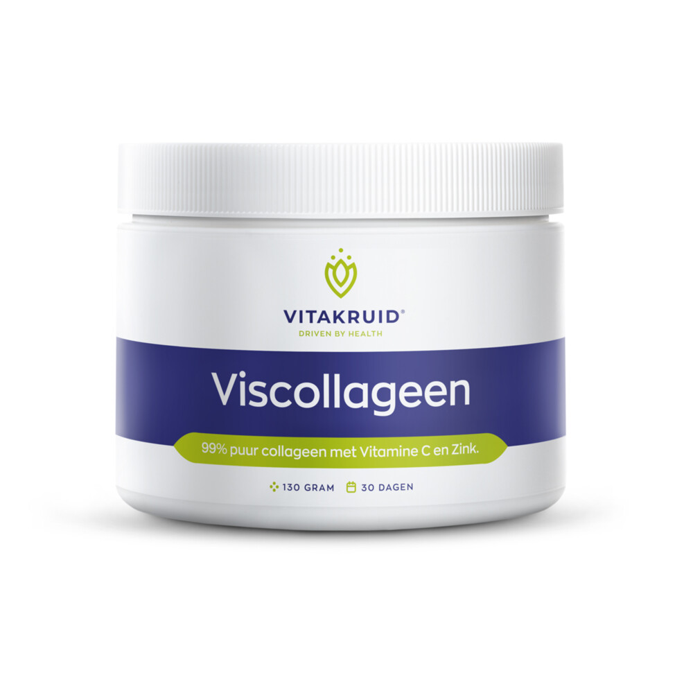 Vitakruid Pure Viscollageen Poeder Met C en Zink130 gr