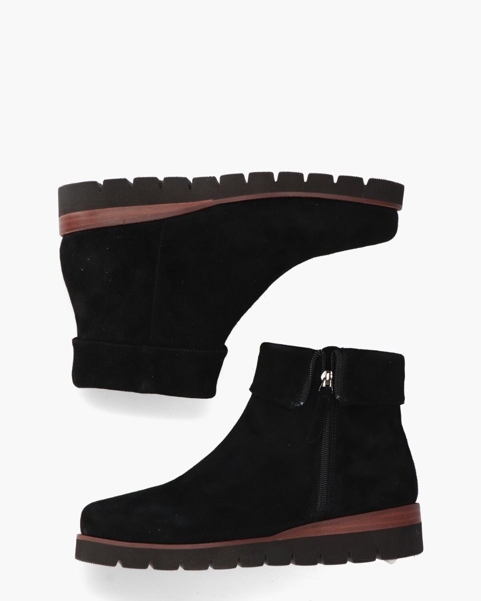 Di Lauro Nanet Zwart Dames Enkelboots