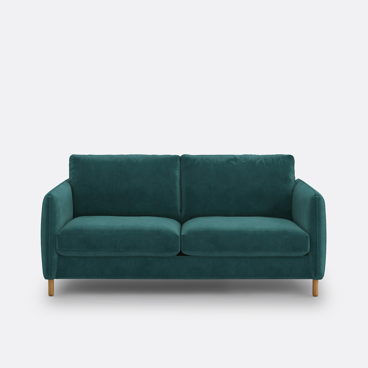 LA REDOUTE INTERIEURS<br>Sofá de veludo, 3 lugares, Loméo