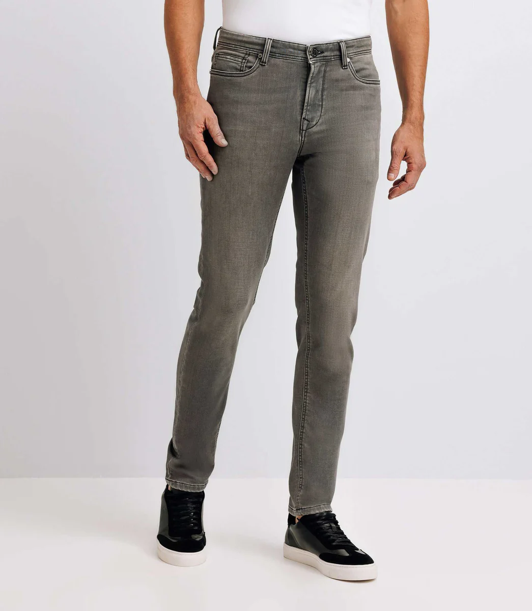 Jean slim gris moyen