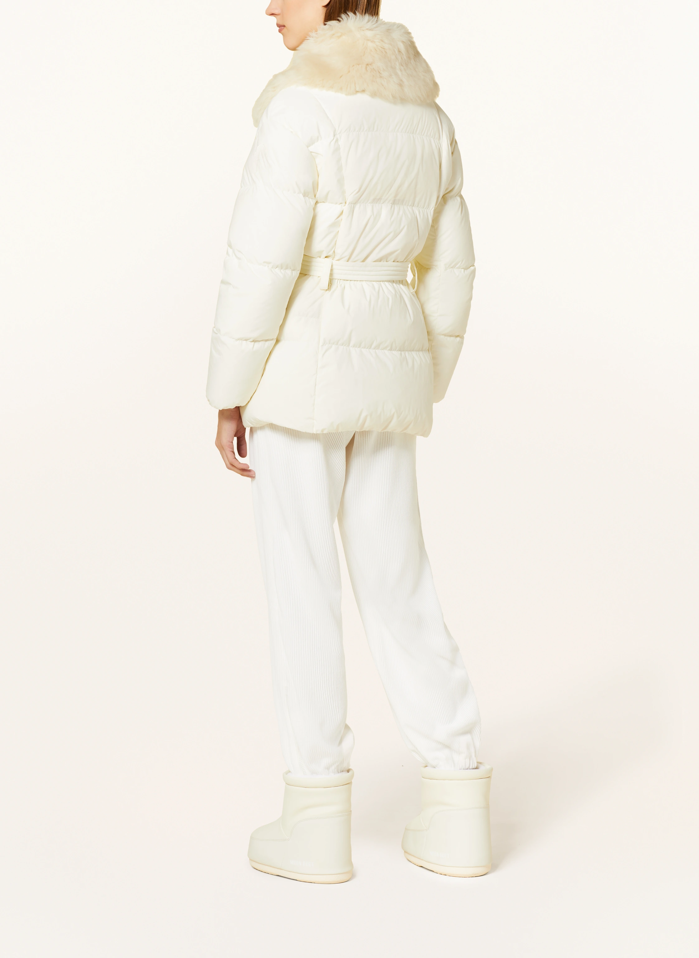 MONCLER Daunenjacke MACAREUX mit Kunstfell