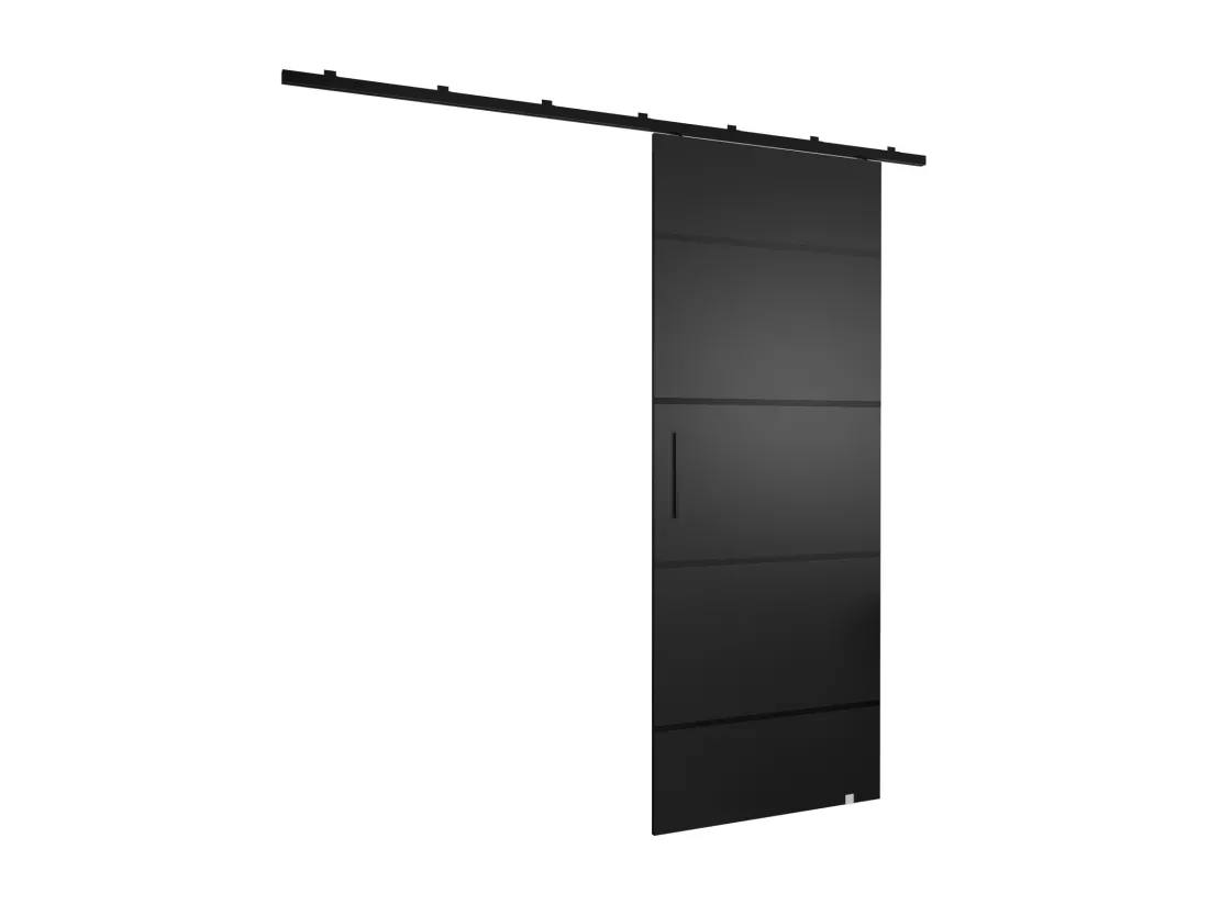 Portes coulissantes Zonda IV 70x204 cm (Noir)