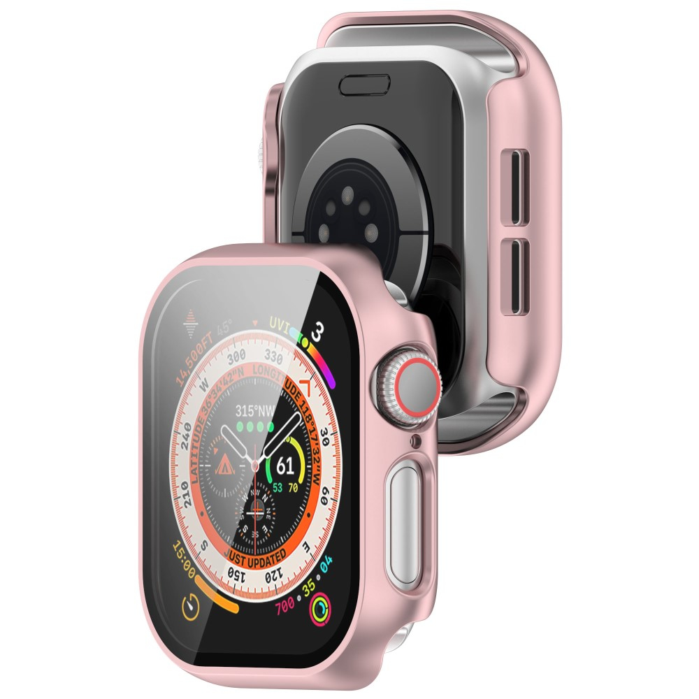 Apple Watch Series 11 / Series 10 (46 mm) Hardcase Bumper   Display Schutzfolie - Roségold