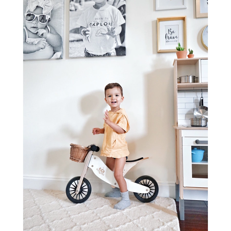 Kinderfeets® 2-in-1 Dreirad Tiny Tot Plus, weiß