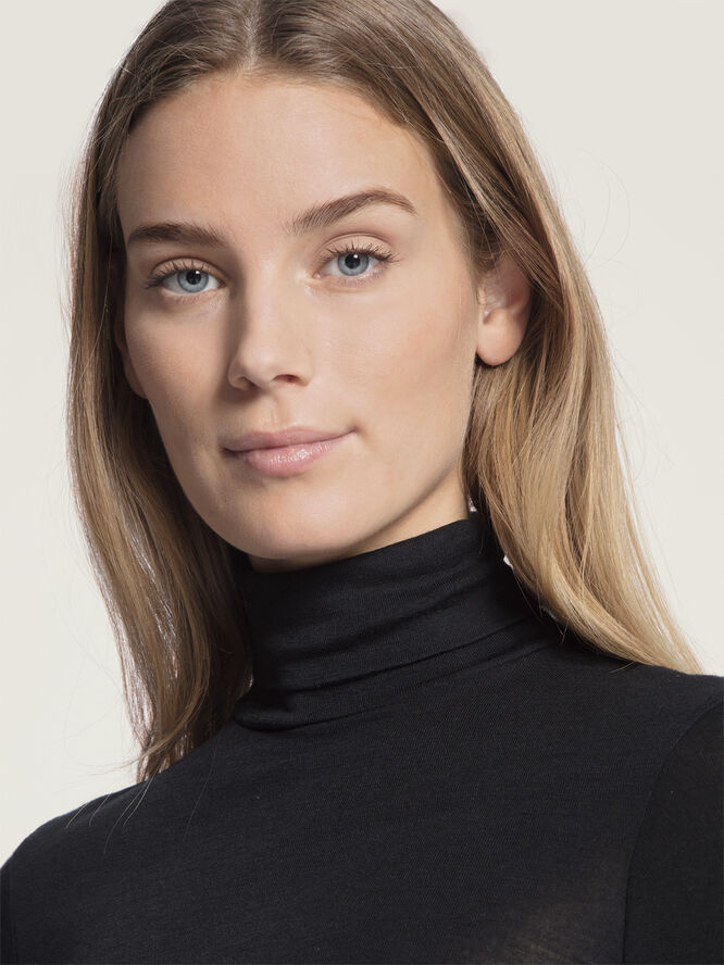 Calida DAMEN Top langarm Sort