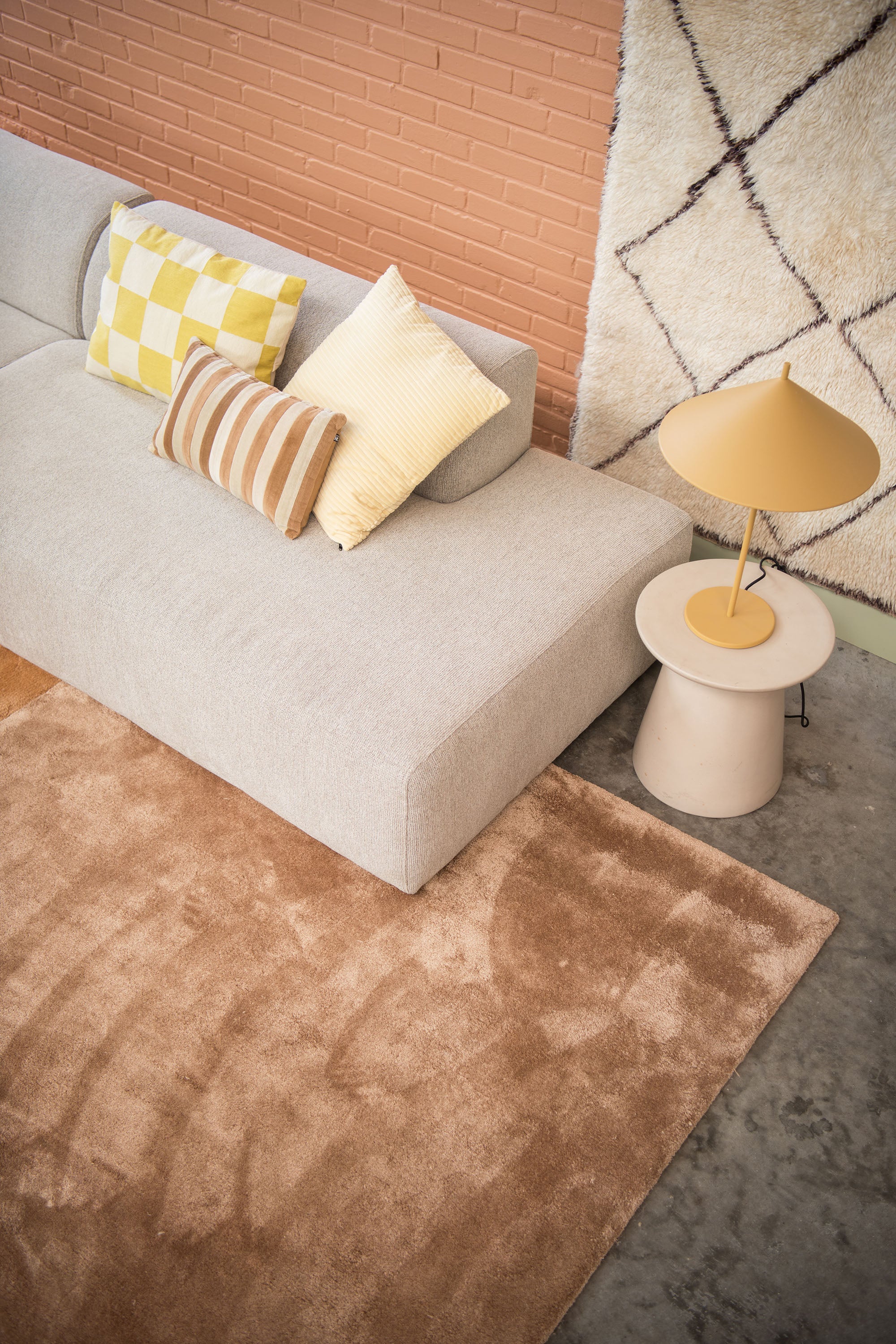 4X6 SOFA X6 modulaire bank D links beige melange - 285 cm
