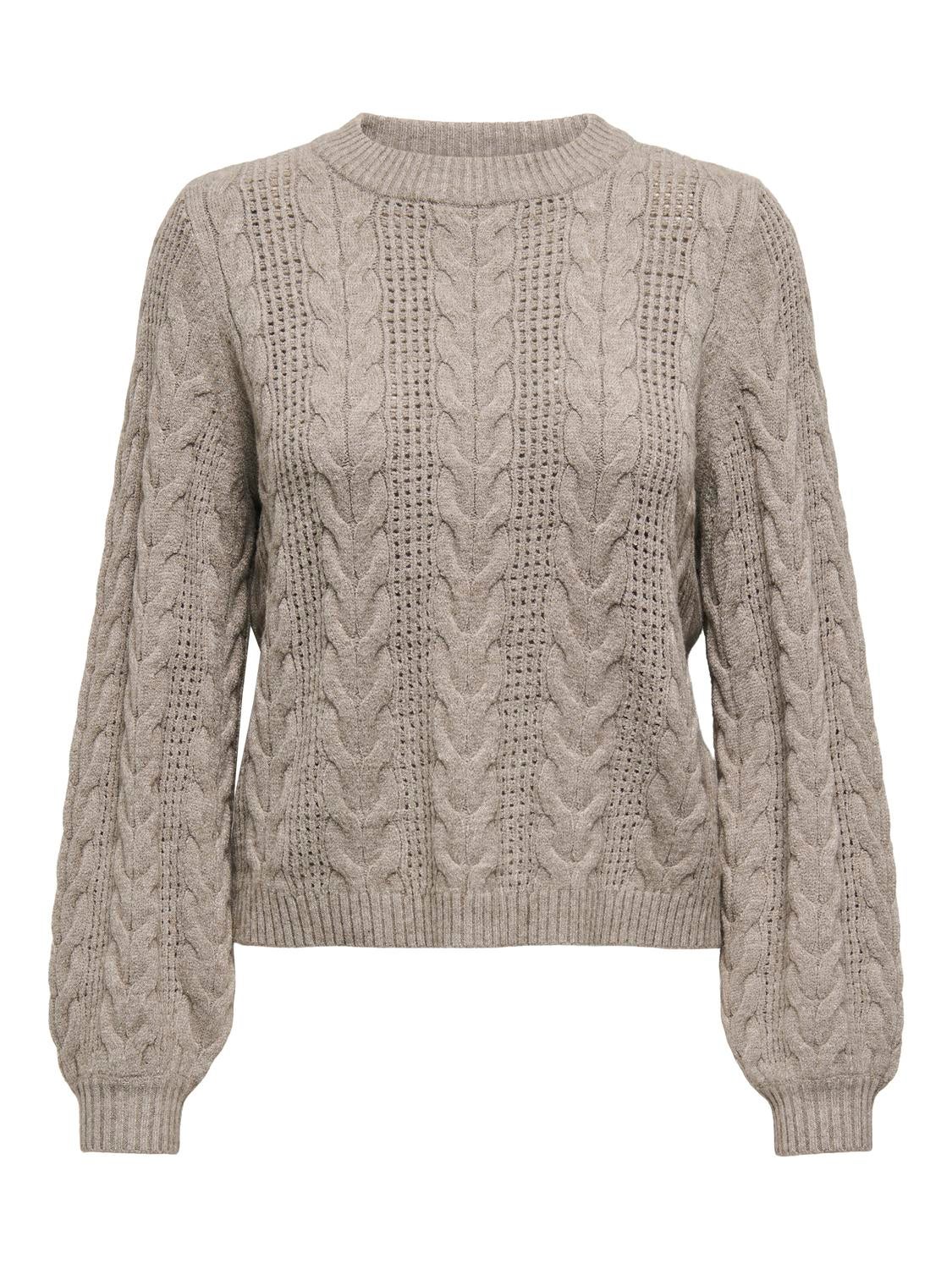 ONLRUBINA Strickpullover Walnut