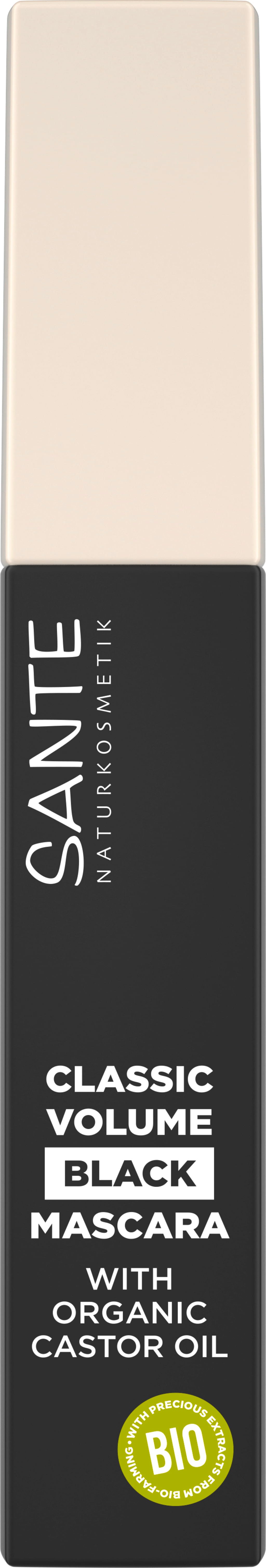 Santé naturally.  Classic Volume Mascara, 01 Black (8 ml)
