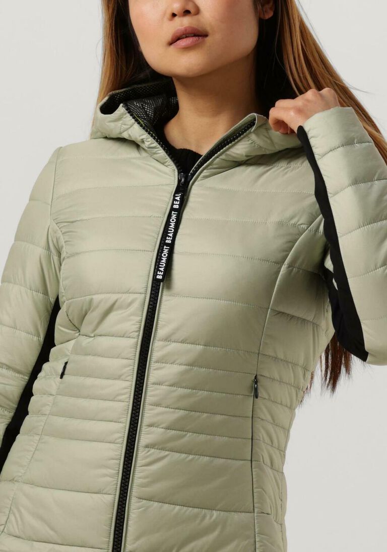 BEAUMONT groene beaumont gewatteerde jas sporty padded jacket