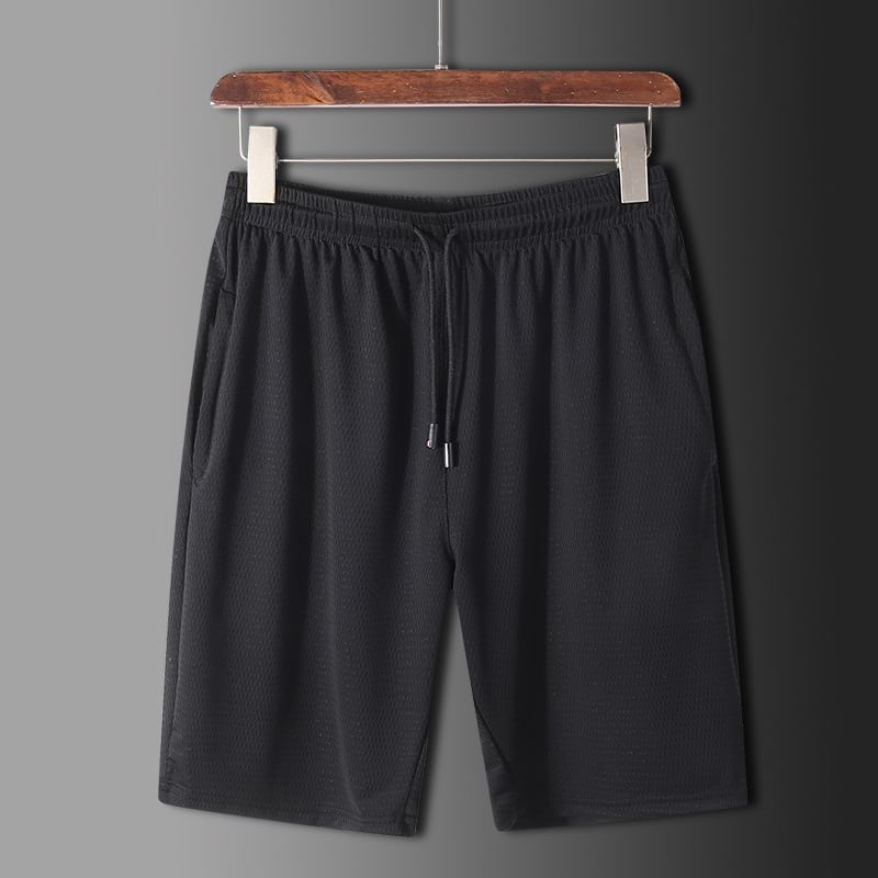 Acrius - Effen shorts met trekkoordtaille