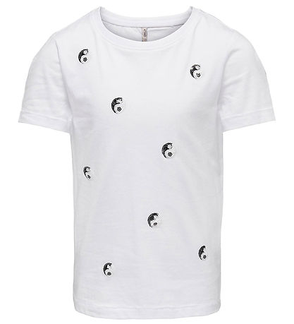 Kids Only T-Shirt - KogKita Yin Yang - Bright White