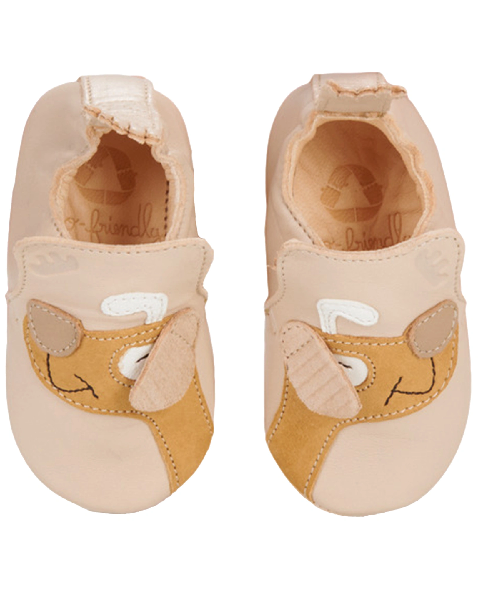 Krabbelschuhe MY BLUBLU CHIEN in sandshell
