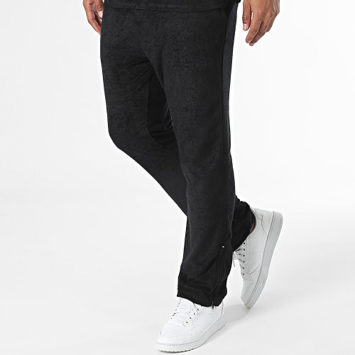 Ensemble Polo Manches Courtes Et Pantalon Jogging Noir