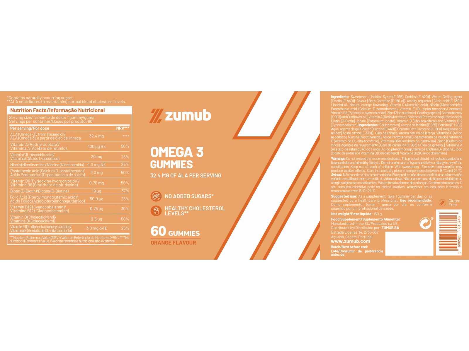 SUPLEMENTO ZUMUB OMEGA 3 60 GOMAS