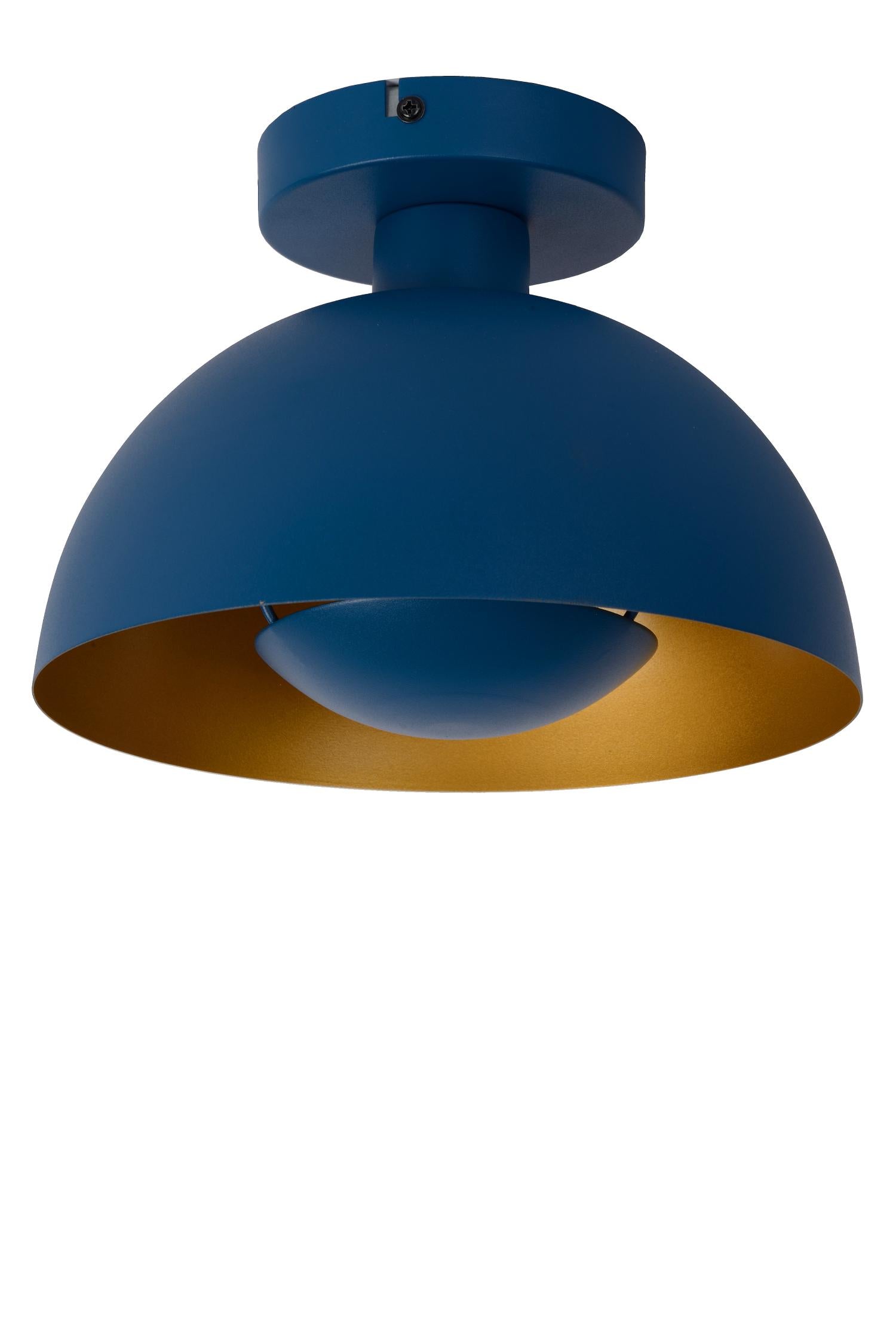 Siemon plafondlamp Ã25 blauw